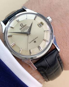 Omega Constellation Serviced Constellation Pie Pan Vintage Automatic Automatik Cream Dial 168005 168005