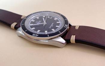 Thumbnail von Omega Seamaster 60 Vintage Automatic Automatik Diver Big Crown 166062 166062