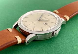 Thumbnail von IWC Ingenieur 36mm Ref 666 Automatic Automatik Steel Cream Dial Toffee Lume 666