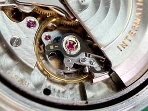 Thumbnail von IWC Ingenieur 36mm Ref 666 Automatic Automatik Steel Cream Dial Toffee Lume 666