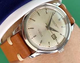 Thumbnail von IWC Ingenieur 36mm Ref 666 Automatic Automatik Steel Cream Dial Toffee Lume 666