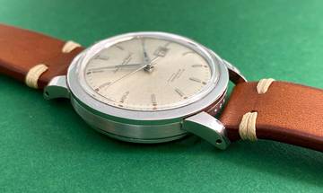 Thumbnail von IWC Ingenieur 36mm Ref 666 Automatic Automatik Steel Cream Dial Toffee Lume 666