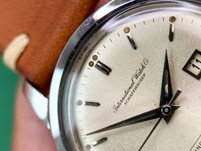 Thumbnail von IWC Ingenieur 36mm Ref 666 Automatic Automatik Steel Cream Dial Toffee Lume 666
