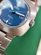 Thumbnail von Omega Genève Vintage Automatic Automatik Blue Dial Lady Damen Original Papers