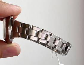Thumbnail von Omega Genève Vintage Automatic Automatik Blue Dial Lady Damen Original Papers