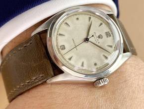 Thumbnail von Rolex Oyster Precision 34mm Vintage ref 6022 dating 1952 6022