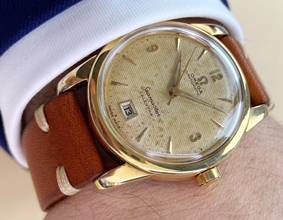 Thumbnail von Omega Seamaster Serviced Seamaster Vintage Automatic Automatik Honeycomb Dial Bumper 2757 2757