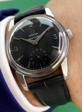 Omega Seamaster Serviced Seamaster Vintage Black Restored Explorer Dial 2761 2759