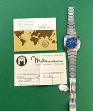 Thumbnail von Omega Genève Vintage Automatic Automatik Blue Dial Original Papers 166081 166081
