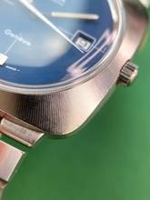 Thumbnail von Omega Genève Vintage Automatic Automatik Blue Dial Original Papers 166081 166081