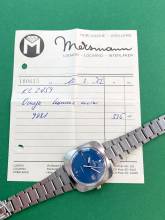 Thumbnail von Omega Genève Vintage Automatic Automatik Blue Dial Original Papers 166081 166081