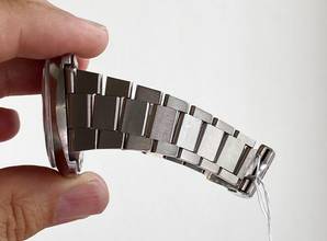 Thumbnail von Omega Genève Vintage Automatic Automatik Blue Dial Original Papers 166081 166081