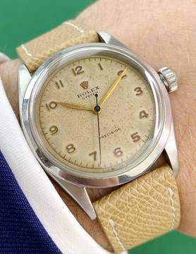 Rolex Oyster Vintage Oyster Precision Beautiful Cream Dial 6480 6480