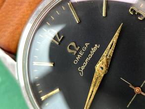 Thumbnail von Omega Seamaster Serviced Seamaster Vintage Black Restored Dial 14389 14389