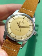 Thumbnail von Omega Seamaster Serviced Seamaster Vintage Automatic Automatik Cream Two Tone Dial 2846 2846