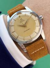Thumbnail von Omega Seamaster Serviced Seamaster Vintage Automatic Automatik Cream Two Tone Dial 2846 2846