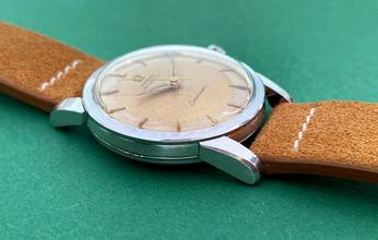 Thumbnail von Omega Seamaster Serviced Seamaster Vintage Automatic Automatik Cream Two Tone Dial 2846 2846