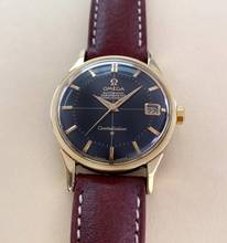 Thumbnail von Omega Constellation Serviced Constellation Pie Pan Vintage Automatic Automatik Black Gilt Dial 168005 168005