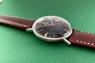 Thumbnail von Omega Seamaster DeVille De Ville Vintage Automatic Automatik Black Restored Dial
