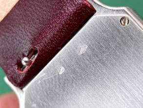 Thumbnail von Omega Classic Very Rare Quarz in 950 Solid Platinum Structured Dial Vintage