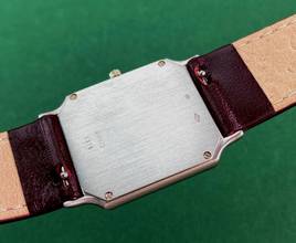 Thumbnail von Omega Classic Very Rare Quarz in 950 Solid Platinum Structured Dial Vintage