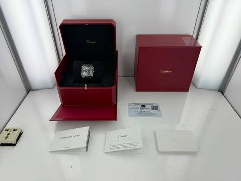 Cartier Santos Dumont Black Lacquer