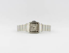 Thumbnail von Cartier Santos Galbee Stahl / Gold