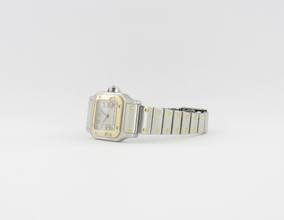 Thumbnail von Cartier Santos Galbee Stahl / Gold