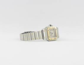 Thumbnail von Cartier Santos Galbee Stahl / Gold