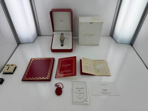 Cartier Santos Galbee Stahl / Gold