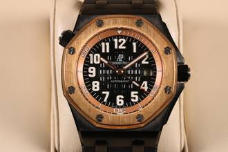 Thumbnail von Audemars Piguet Royal Oak Offshore Scuba Bartorelli 125th ref. 15702AU.OO.D002CA.01 - top condition inkl. Extra-Band und Extra-Schließe