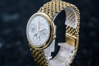 Thumbnail von Patek Philippe Perpetual Calendar 3945 | double sealed | Patek Service July 2026 | yellow gold