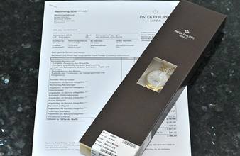 Thumbnail von Patek Philippe Perpetual Calendar 3945 | double sealed | Patek Service July 2026 | yellow gold