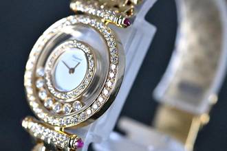 Thumbnail von Chopard Happy Diamonds 4993 | original yellow gold bracelet