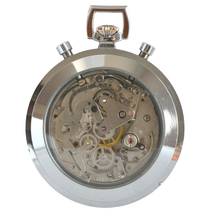 Thumbnail von NIVOR SPAZIAL Taschenuhr Bull Head Chronograph Stahl sehr selten 1970