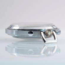 Thumbnail von NIVOR SPAZIAL Taschenuhr Bull Head Chronograph Stahl sehr selten 1970