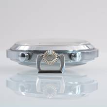 Thumbnail von NIVOR SPAZIAL Taschenuhr Bull Head Chronograph Stahl sehr selten 1970