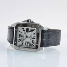Thumbnail von Cartier Santos 100 XL W20073X8 silver dial Full Set TOP Condition 2019