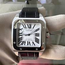 Thumbnail von Cartier Santos 100 XL W20073X8 silver dial Full Set TOP Condition 2019
