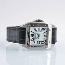Thumbnail von Cartier Santos 100 XL W20073X8 silver dial Full Set TOP Condition 2019