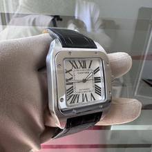 Thumbnail von Cartier Santos 100 XL W20073X8 silver dial Full Set TOP Condition 2019
