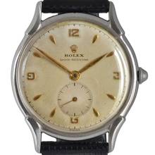 Thumbnail von Rolex Oyster Precision ultra flat 4498 Fancy Lugs Ivory dial 1952