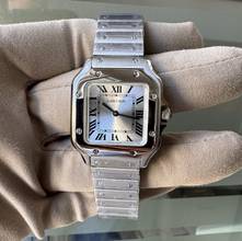 Thumbnail von Cartier Santos Galbée WSSA0082 Damen 27MM Quarz Komplettset NEU 2025 Komplettset NEU 2025