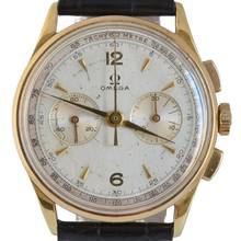Thumbnail von Omega Classic Chronograph Classic OT2872 Kaliber 320 Gelbgold 18KT 1947