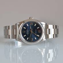 Thumbnail von Rolex Air King 14000 Precision 34MM Soleil blue Tritium dial Full Set 1996