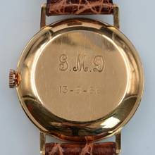 Thumbnail von Movado Kingmatic Sub-Sea Datum silbernes Zifferblatt gelb Gold 9KT 1960er Jahre