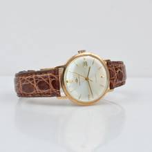 Thumbnail von Movado Kingmatic Sub-Sea Datum silbernes Zifferblatt gelb Gold 9KT 1960er Jahre