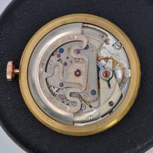 Thumbnail von Movado Kingmatic Sub-Sea Datum silbernes Zifferblatt gelb Gold 9KT 1960er Jahre