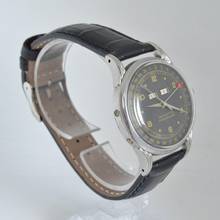 Thumbnail von Movado Calendomatic Triple date 16207 black dial Steel 1950’s