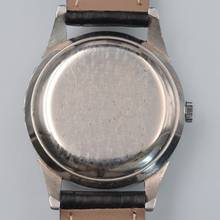 Thumbnail von Movado Calendomatic Triple date 16207 black dial Steel 1950’s